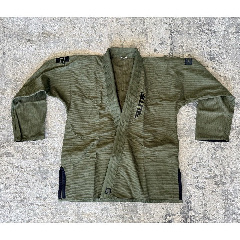 Elite Sports Gi Adult A3 Green Martial Arts BJJ Brazilian Jiu Jitsu TOP ONLY